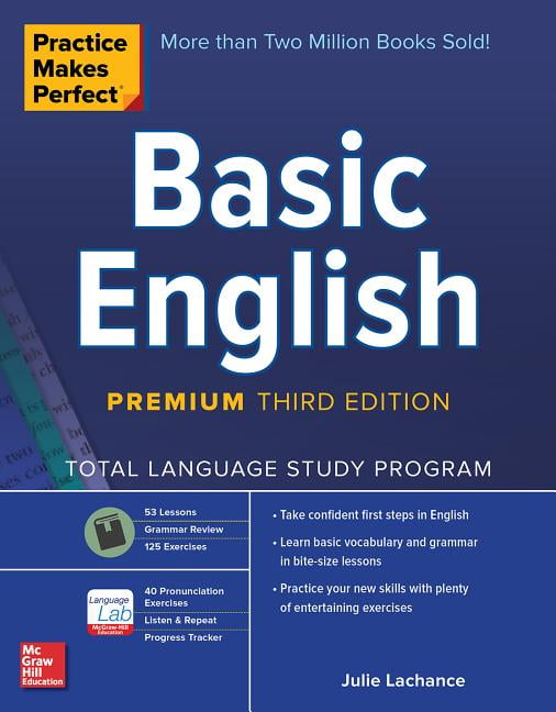 Practice Makes Perfect: Basic English, Premium Third Edition (Paperback ...