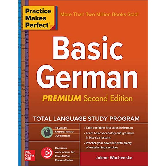 Pre-Owned Practice Makes Perfect: Basic German, Premium Second Edition (NTC FOREIGN LANGUAGE) Paperback