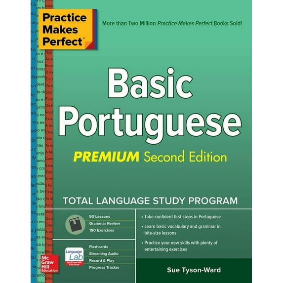Practice Makes Perfect: Basic Portuguese, Premium Second Edition, (Paperback)