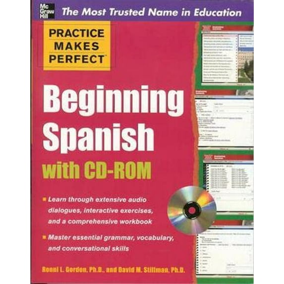Pre-Owned Practice Makes Perfect (McGraw-Hill): Beginning Spanish (Other)