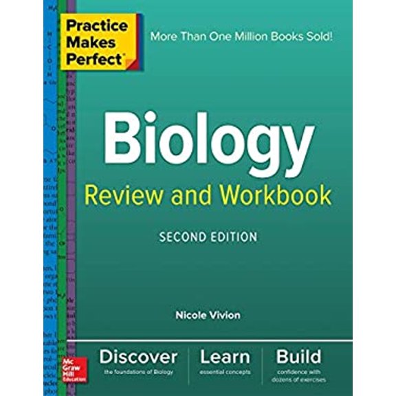 Pre-Owned Practice Makes Perfect Biology Review and Workbook, Second Edition (Paperback) 9781260135152