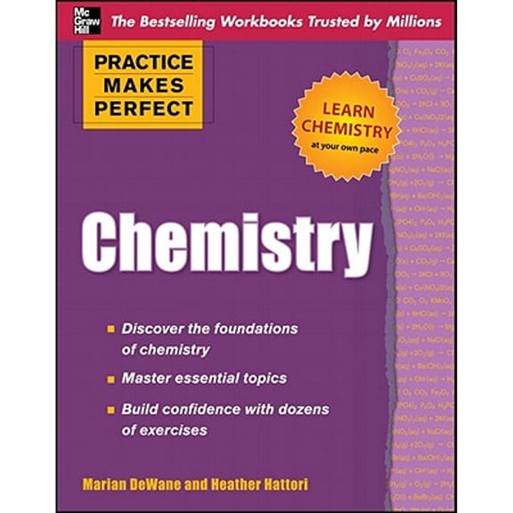 Pre-Owned Practice Makes Perfect Chemistry (Paperback) 0071745491 9780071745499