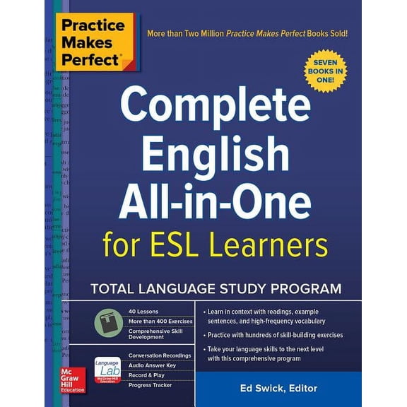 Pre-Owned Practice Makes Perfect: Complete English All-In-One for ESL Learners (Paperback)