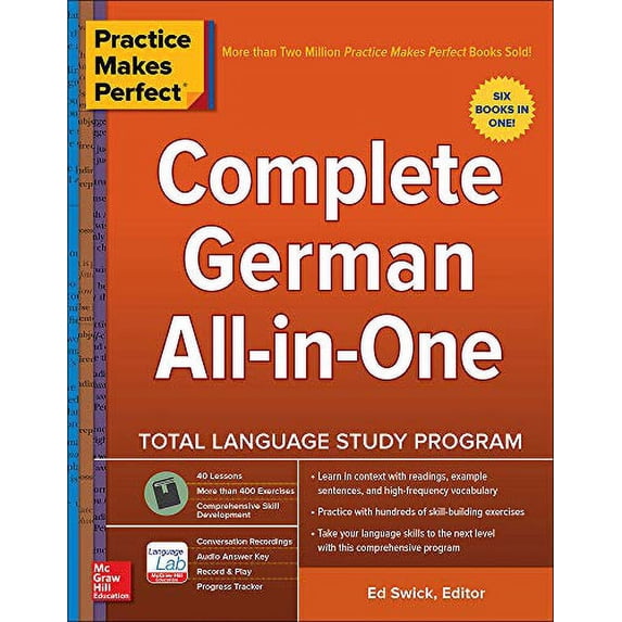 Pre-Owned Practice Makes Perfect: Complete German All-in-One, 9781260455144, 1260455149, Paperback, 1 edition