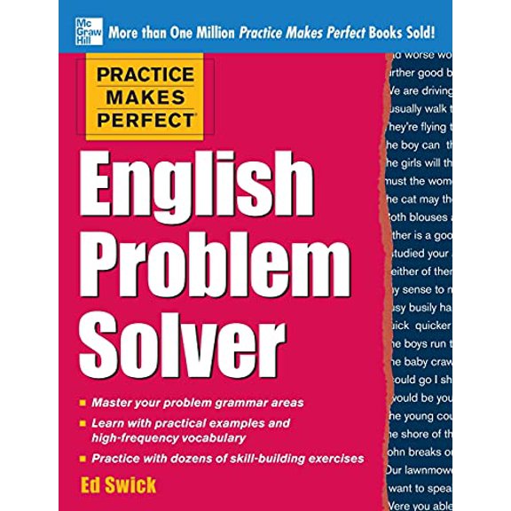 Pre-Owned Practice Makes Perfect English Problem Solver: With 110 Exercises (Paperback) 0071791248 9780071791243