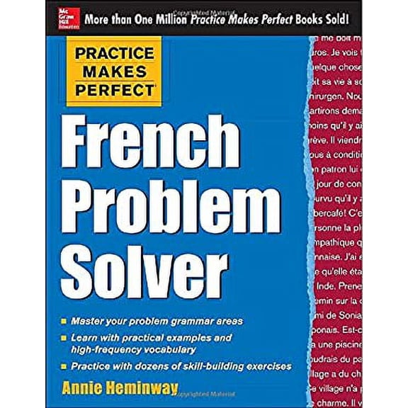 Pre-Owned Practice Makes Perfect French Problem Solver : With 90 Exercises 9780071791175