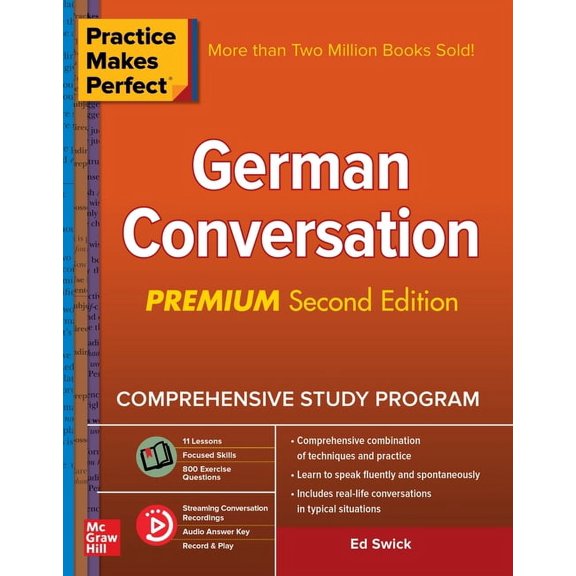 Practice Makes Perfect: German Conversation, Premium Second Edition, (Paperback)