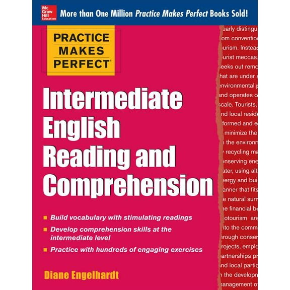 Practice Makes Perfect Intermediate English Reading and Comprehension, (Paperback)