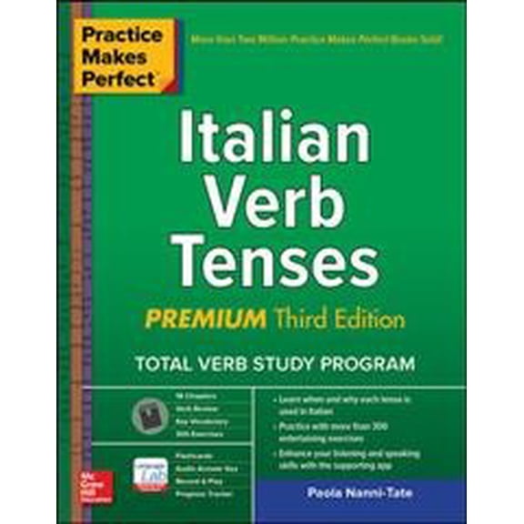 Pre-Owned Practice Makes Perfect: Italian Verb Tenses, Premium Third Edition (NTC FOREIGN LANGUAGE) Paperback
