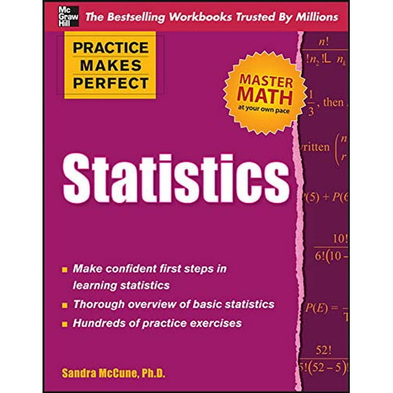 Pre-Owned Practice Makes Perfect Statistics, 9780071638180, 0071638180, Paperback, 1 edition
