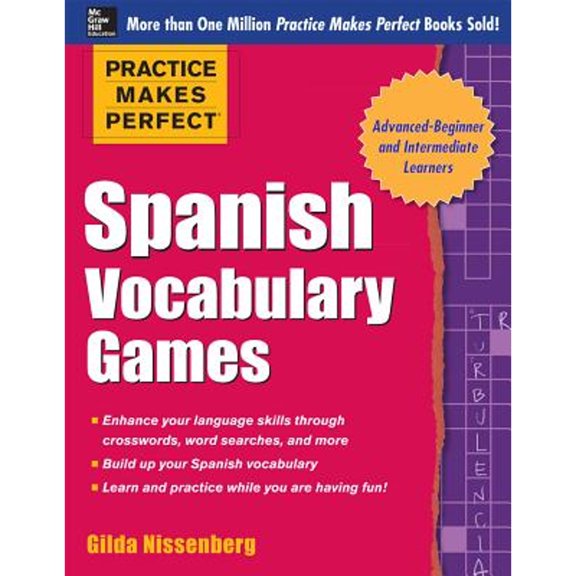 Pre-Owned Practice Makes Perfect Spanish Vocabulary Games (Practice Makes Perfect Series), 9780071827874, 0071827870, Paperback, 1 edition