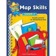 Practice Makes Perfect (Teacher Created Materials): Map Skills Grade 4 (Paperback)