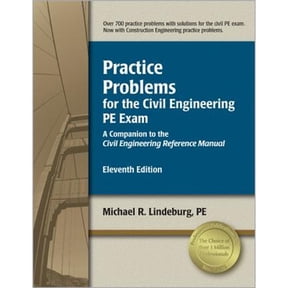 Pre-Owned Practice Problems for the Civil Engineering PE Exam: A Companion to the Civil Engineering Reference Manual (Paperback) 1591261309 9781591261308