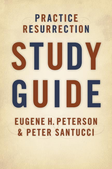 Practice Resurrection Study Guide in Beige and Blue Paperback