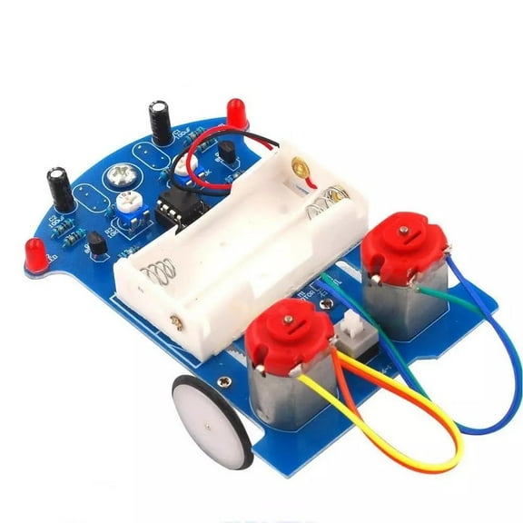 Practice Soldering Learning Electronic Kit Smart Car Soldering Project Kits Line Following Robot Beginners DIY Electronics PCB