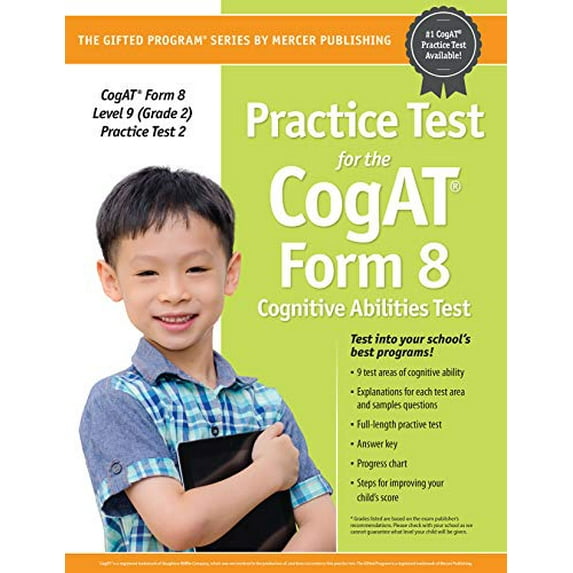 Pre-Owned Practice Test 2 for the CogAT Form 8 exam Level 9 Grade 2 Multilevel, 9781937383565, 1937383563, Paperback,