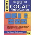 thumbnail image 1 of Practice Test for the CogAT Kindergarten Form 7 Level 5/6: Gifted and Talented Test Prep for Kindergarten, CogAT Kinderg, (Paperback), 1 of 1