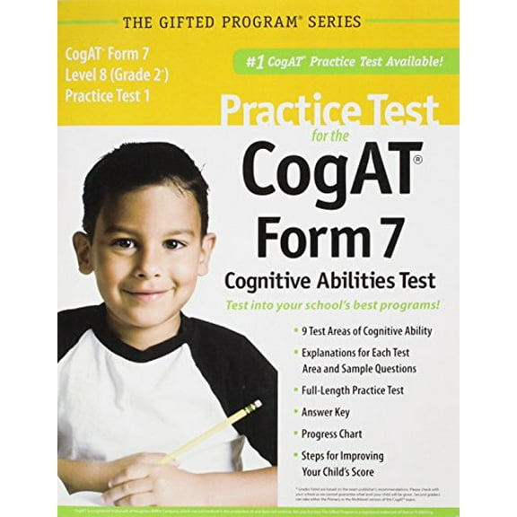 Pre-Owned Practice Test for the CogAT?Form 7 Level 8 (Grade 2*) Practice Test 1 by Mercer Publishing (2011) Paperback (Paperback) 1937383040 9781937383046