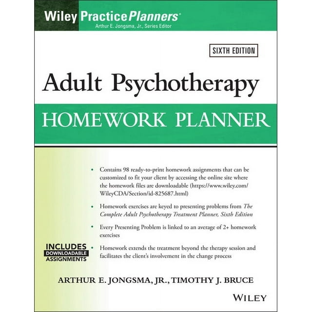 PracticePlanners: Adult Psychotherapy Homework Planner (Paperback)