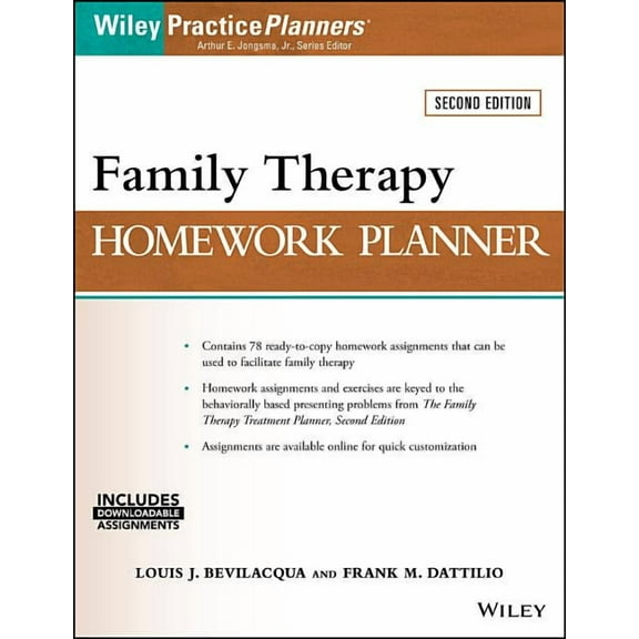 PracticePlanners Family Therapy Homework Planner, (Paperback)