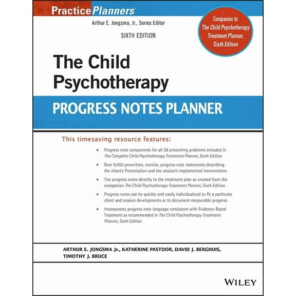PracticePlanners The Child Psychotherapy Progress Notes Planner, (Paperback)