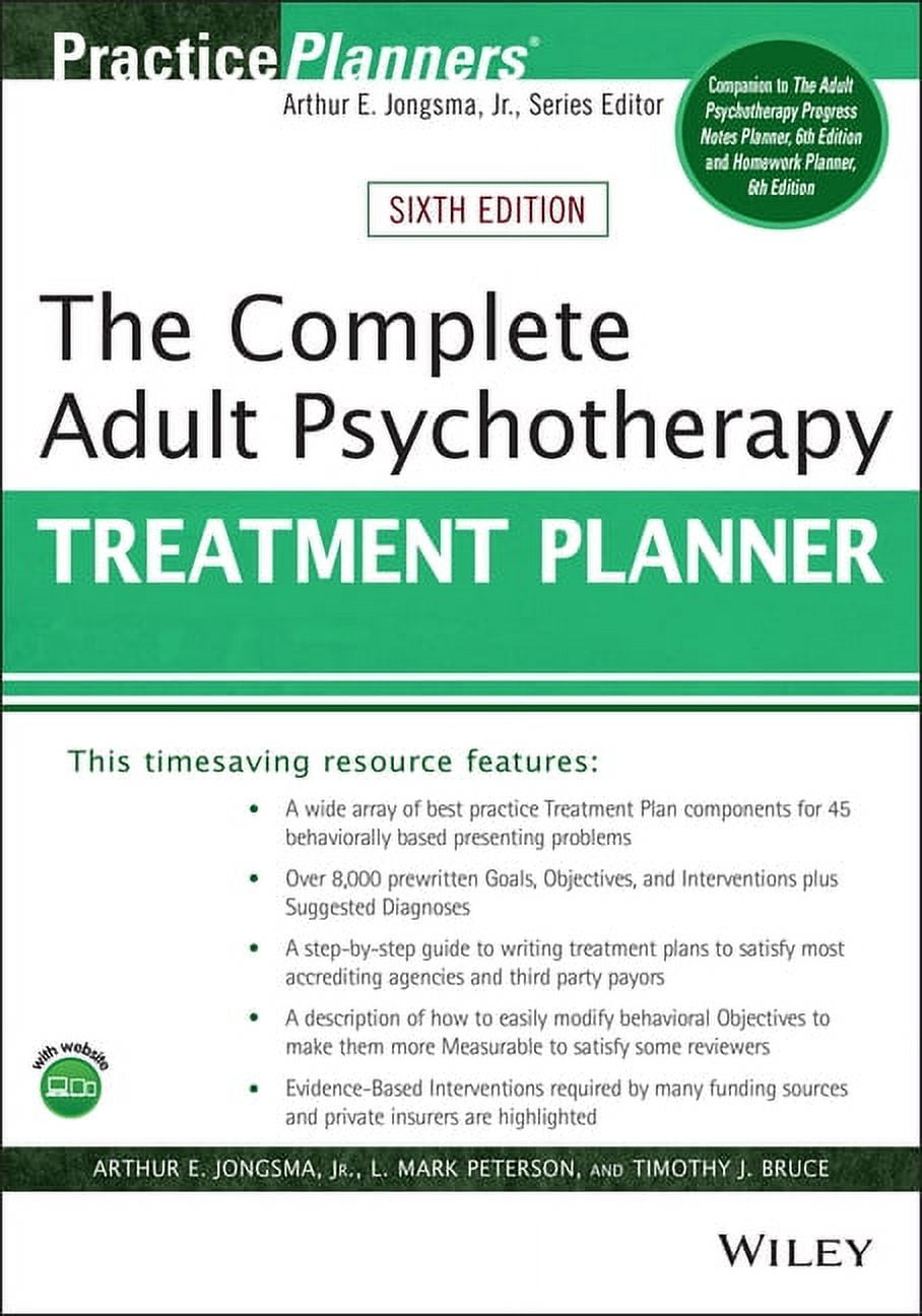 DAVID J BERGHUIS; L MARK PETERSON; TIMOTHY J BRUCE PracticePlanners The Complete Adult Psychotherapy Treatment Planner, (Paperback)