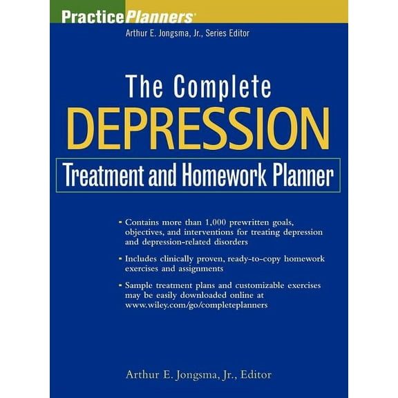 PracticePlanners The Complete Depression Treatment and Homework Planner, Book 183, (Paperback)