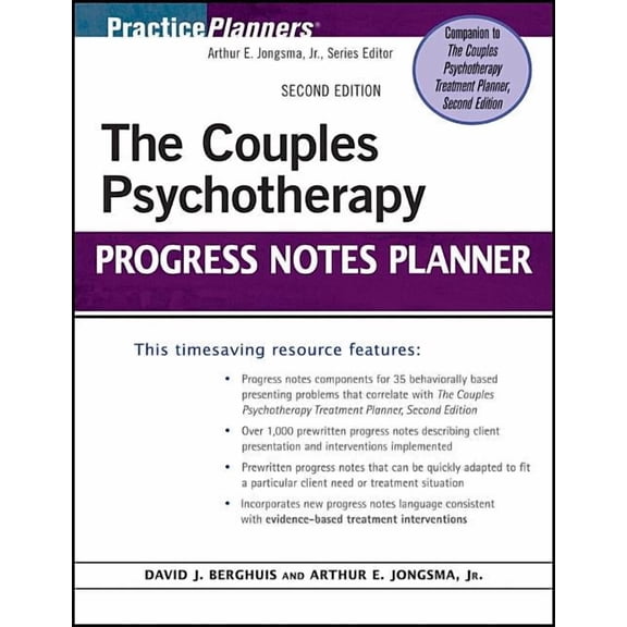 PracticePlanners The Couples Psychotherapy Progress Notes Planner, Book 282, (Paperback)