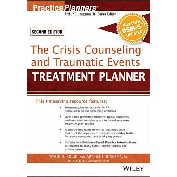 PracticePlanners The Crisis Counseling and Traumatic Events Treatment Planner, with Dsm-5 Updates, 2nd Edition, (Paperback)