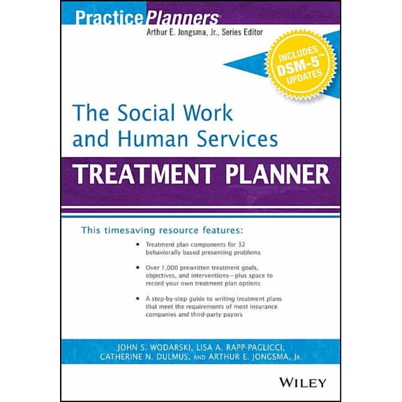 PracticePlanners: The Social Work and Human Services Treatment Planner, with Dsm 5 Updates (Paperback)