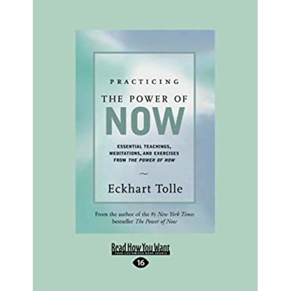 Pre-Owned Practicing the Power of Now: Essential Teachings, Meditations, and Exercises from the Power of Now (Easyread Large Edition) (Paperback) 1442965088 9781442965089