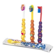 Practicon Child Suction Cup Toothbrush, 144 Individually Wrapped Toothbrushes