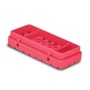 Practicon Cool Cassette 2, Size 5 Instrument Tray, Coral