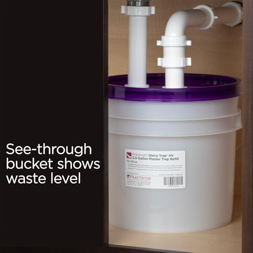 Practicon Gleco Trap 3.5 Gallon HV System, Clay & Plaster Sink Trap Kit