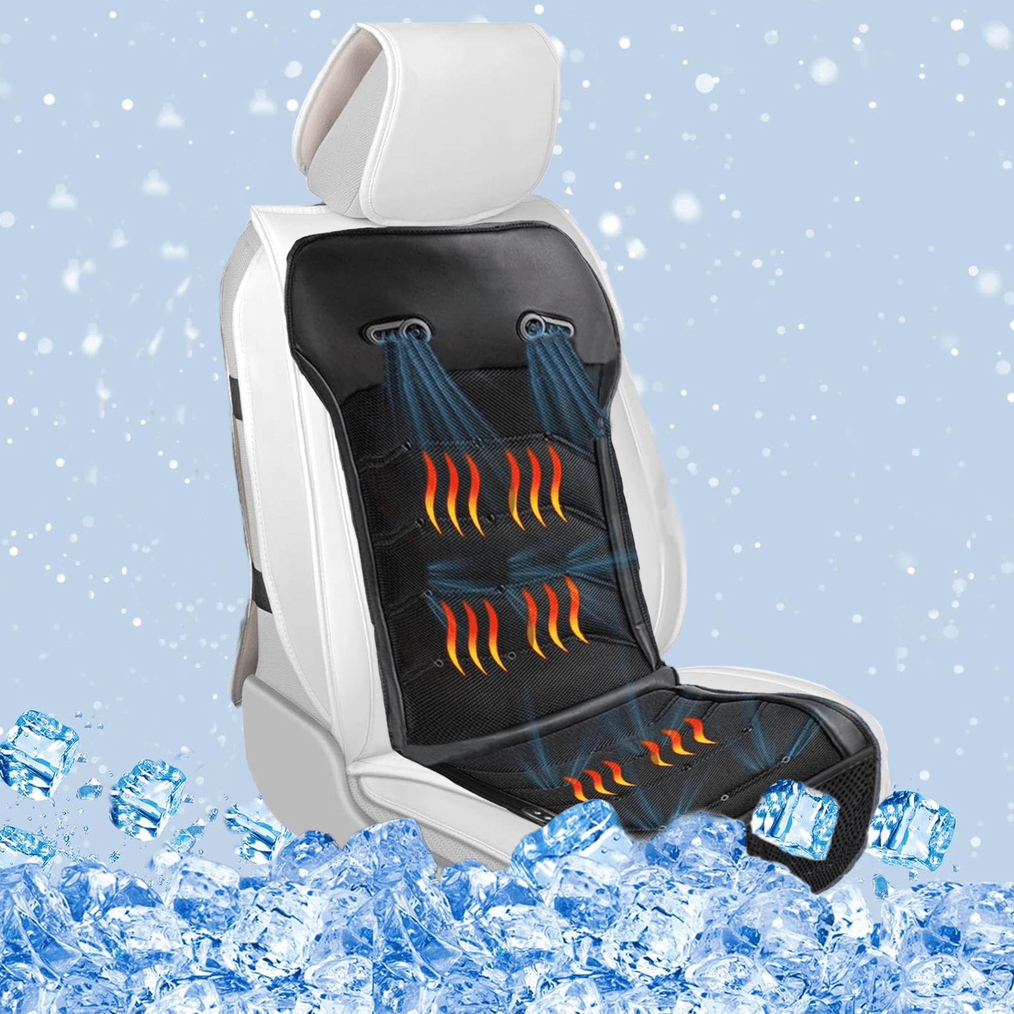 Seat Cover Heated Car Seat Massager Ac Seat Cover Practisol 12V