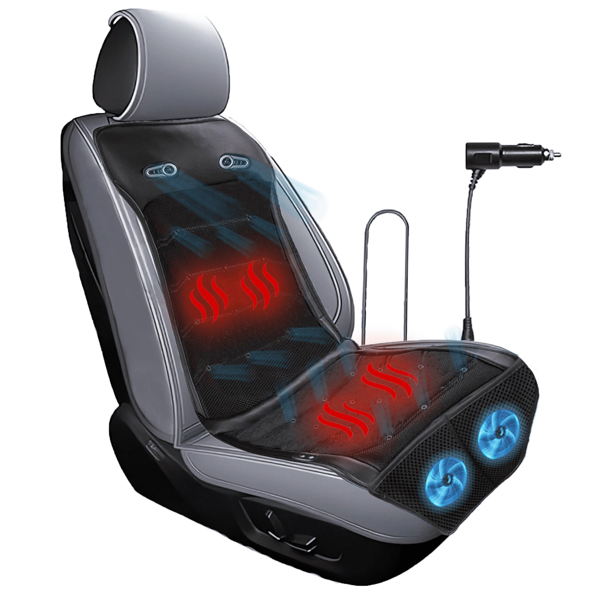 Practisol Front Cooling Car Seat Cover,Seat Coolers for 12V Vehicles