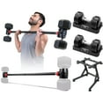 thumbnail image 1 of PRCTZ Modular Barbell & Dumbbell Bundle, 1 of 14