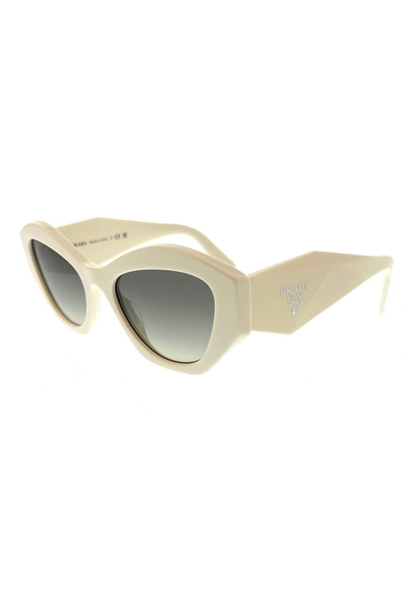 0PR 07YS 142130 White Cat Eye Sunglasses for womens