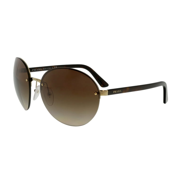 Prada 0PR 68VS ZVN6S1 Oval Gold Gold Optical Sunglasses for Female