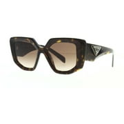 Prada Brown Gradient Irregular Ladies Sunglasses PR 14ZS 2AU6S1 50
