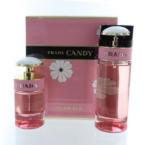 Prada Candy Florale 2 Pcs Set: 2.7 Eau De Parfum Spray + 1 Oz Eau De Parfum Spray (picture Box)