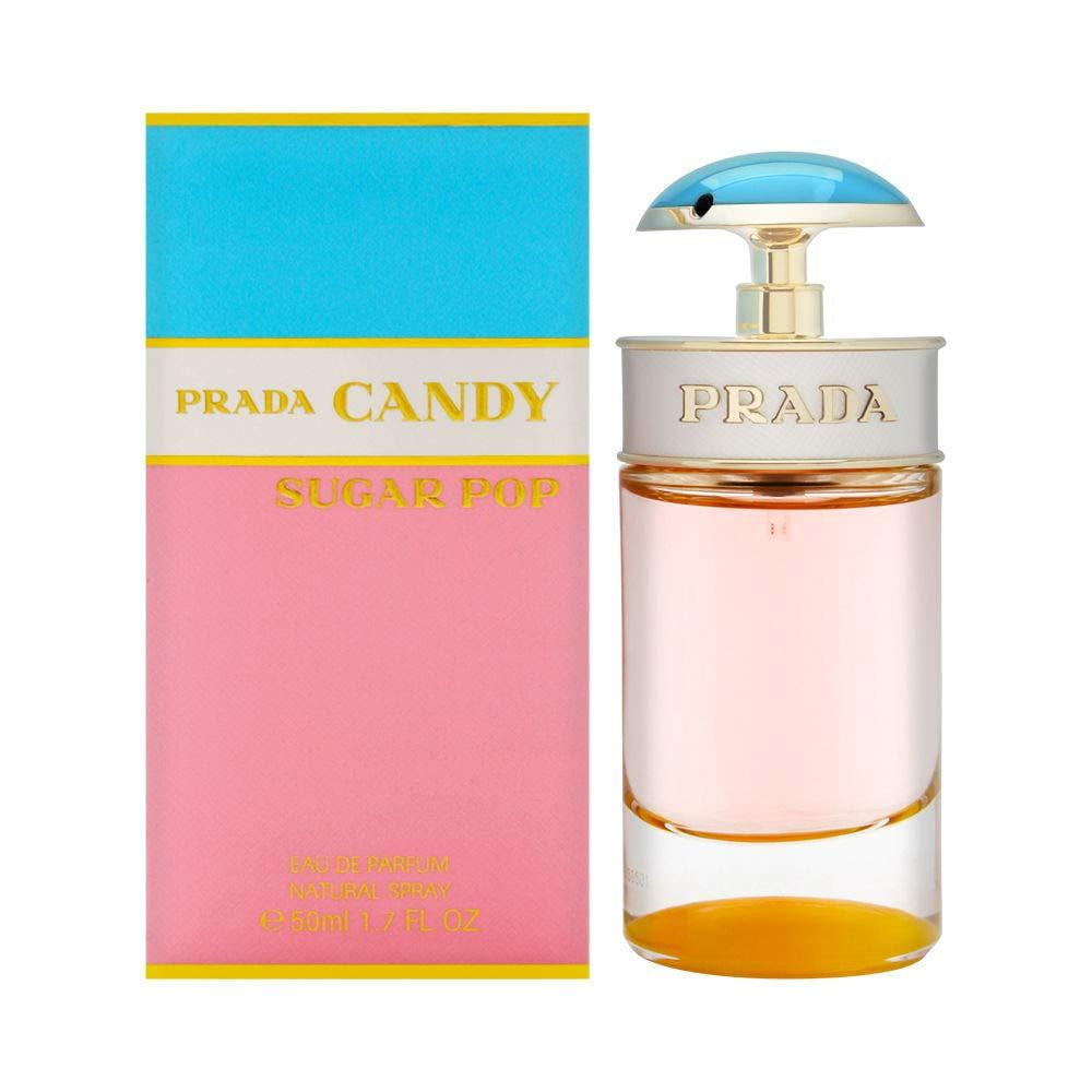 prada candy perfume white top