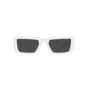 Prada Dark Grey Rectangular Men's Sunglasses PR 24YS 4615S0 55