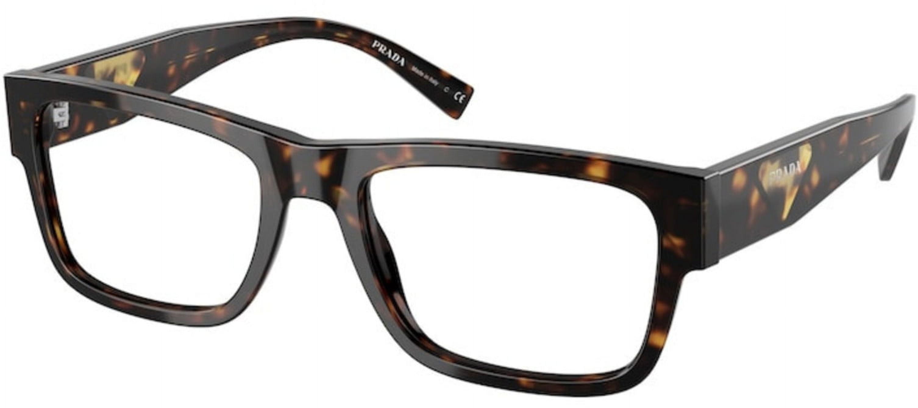 Prada Demo Rectangular Men s Eyeglasses PR 15YVF 2AU1O1 56