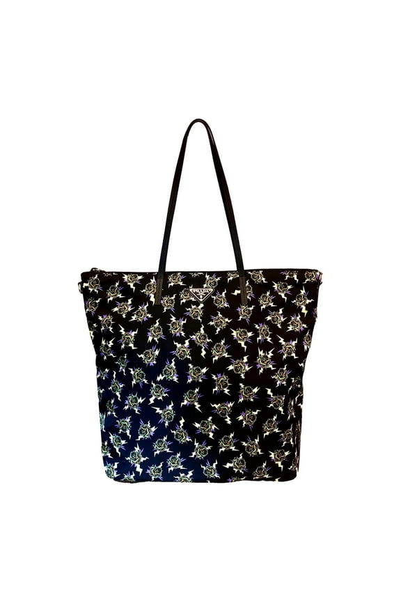 Frankenstein Black Nylon Convertible Shopping Tote 1BG189