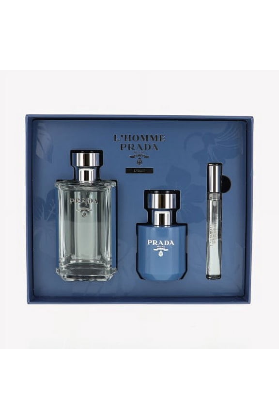 L'Homme L'Eau Cologne Gift Set for Men, 3 Pieces