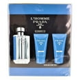 thumbnail image 1 of Prada L'homme Men 3 Piece Gift Set - 3.4 Oz Eau De Toilette Spray By Prada, 1 of 2