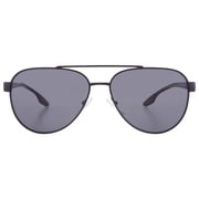 Prada PS 54TS Full Rim Aviator Black Sunglasses