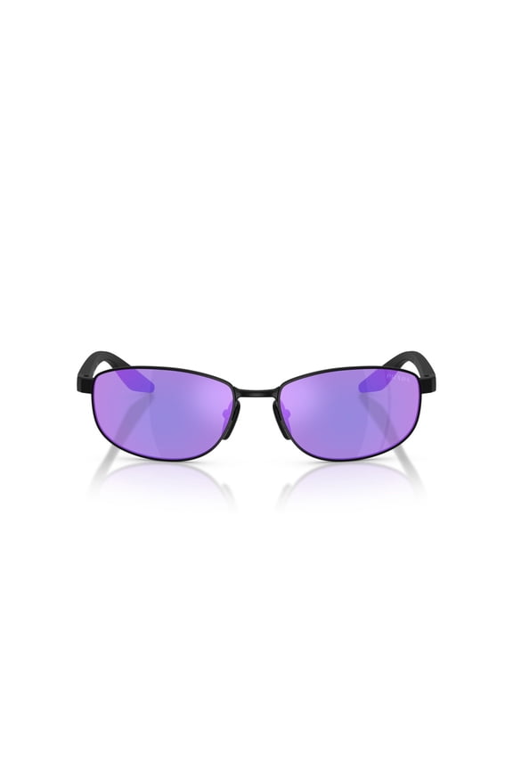 Linea Rossa Men's 0Ps B53s Rectangular Black Metal Sunglasses Black