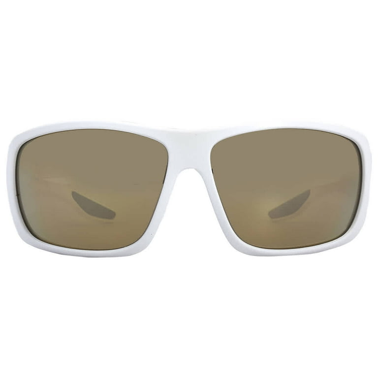 PRADA サングラス メタルゴールドフレーム ホワイトロゴ Prada Linea Rossa PS 04VS Men's Sunglasses White Demishiny/Polar